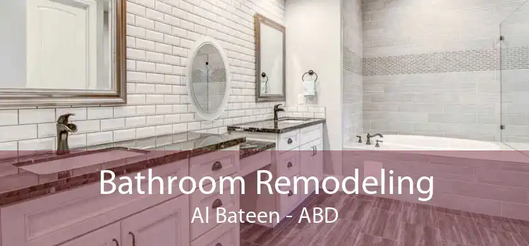 Bathroom Remodeling Al Bateen - ABD