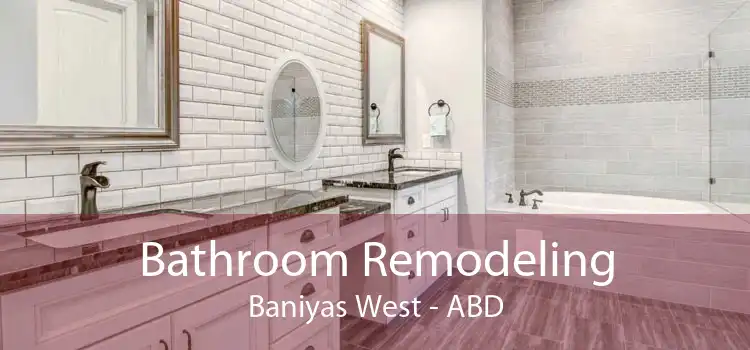 Bathroom Remodeling Baniyas West - ABD