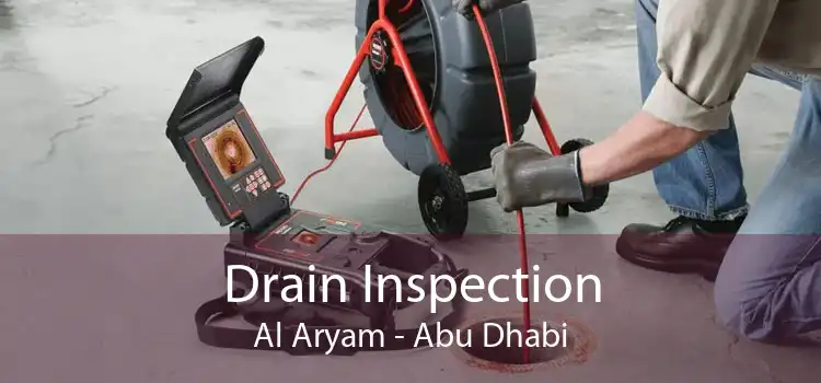 Drain Inspection Al Aryam - Abu Dhabi