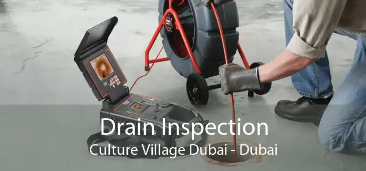 Drain Inspection Culture Village Dubai - Dubai