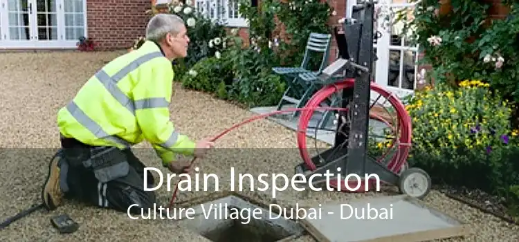 Drain Inspection Culture Village Dubai - Dubai