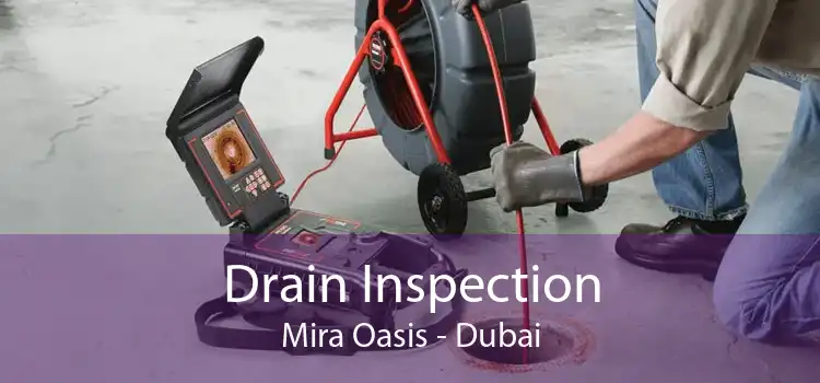 Drain Inspection Mira Oasis - Dubai