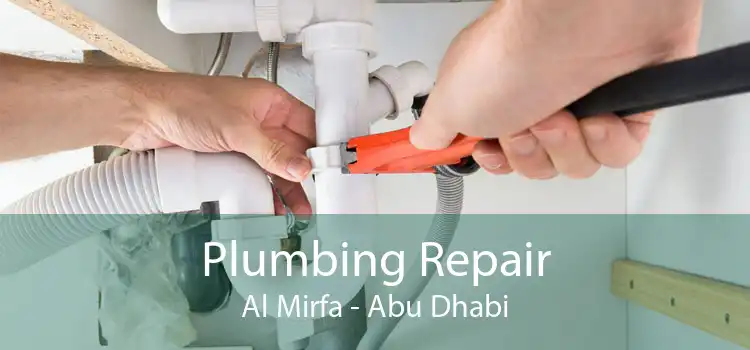 Plumbing Repair Al Mirfa - Abu Dhabi