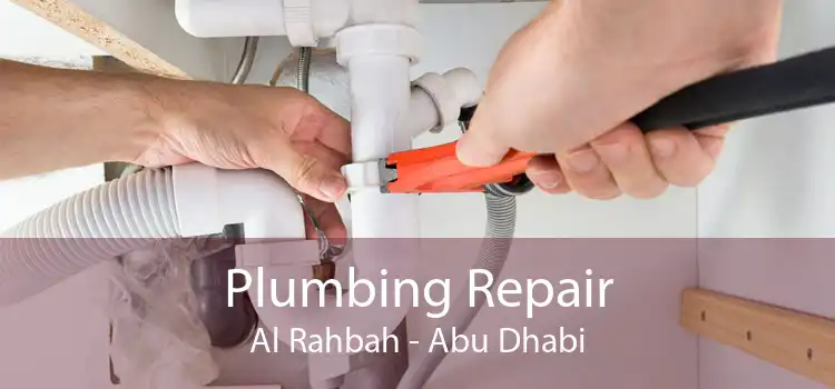 Plumbing Repair Al Rahbah - Abu Dhabi