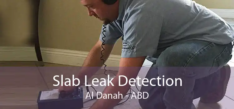 Slab Leak Detection Al Danah - ABD