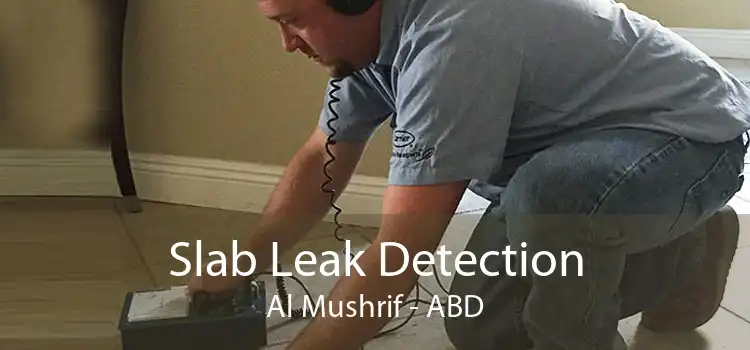 Slab Leak Detection Al Mushrif - ABD