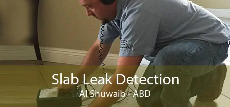 Slab Leak Detection Al Shuwaib - ABD