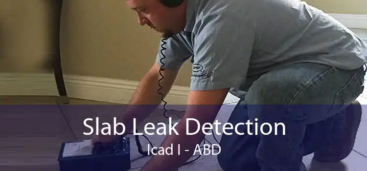 Slab Leak Detection Icad I - ABD