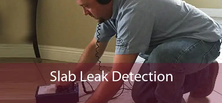 Slab Leak Detection 