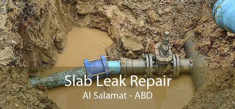 Slab Leak Repair Al Salamat - ABD