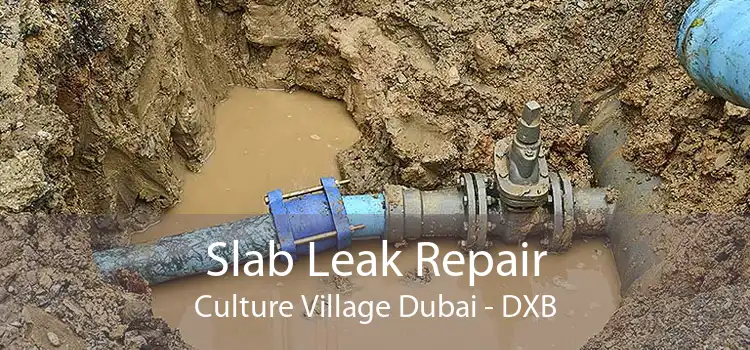 Slab Leak Repair Culture Village Dubai - DXB