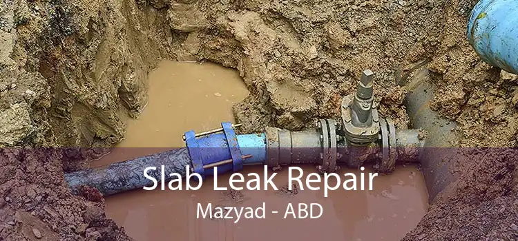 Slab Leak Repair Mazyad - ABD