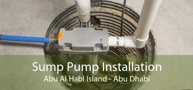 Sump Pump Installation Abu Al Habl Island - Abu Dhabi