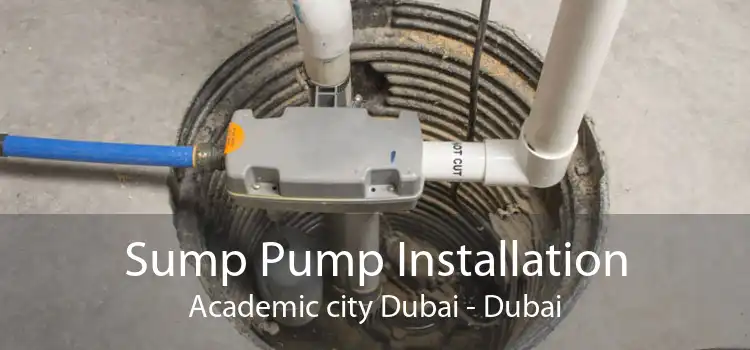 Sump Pump Installation Academic city Dubai - Dubai