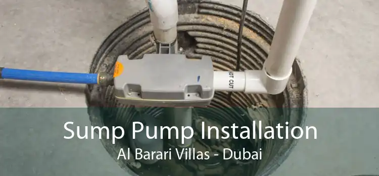 Sump Pump Installation Al Barari Villas - Dubai