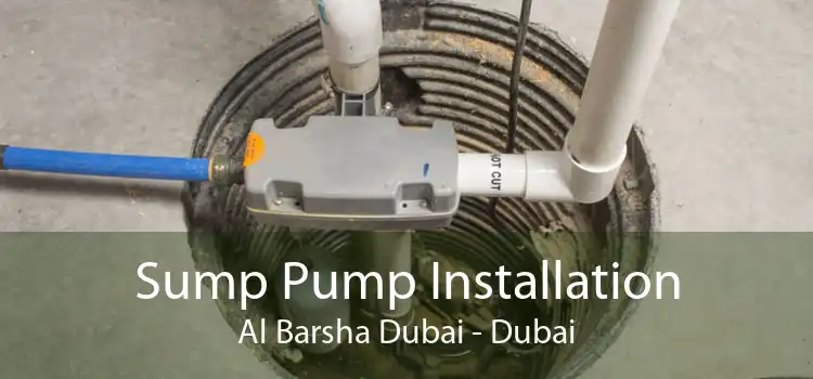 Sump Pump Installation Al Barsha Dubai - Dubai