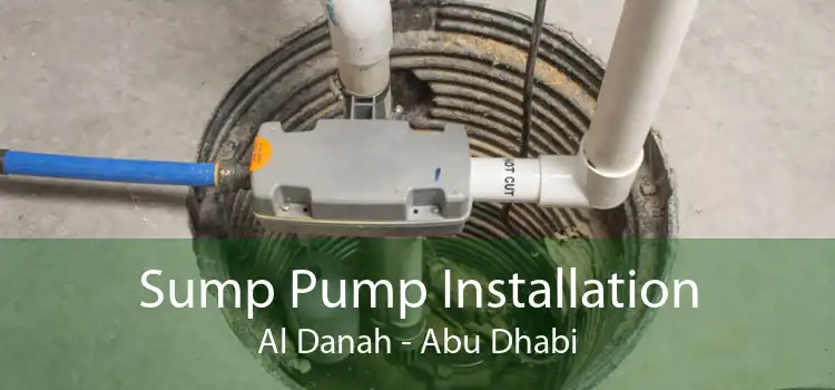 Sump Pump Installation Al Danah - Abu Dhabi