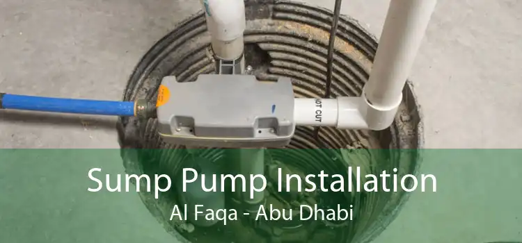 Sump Pump Installation Al Faqa - Abu Dhabi
