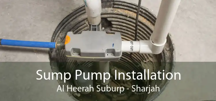 Sump Pump Installation Al Heerah Suburp - Sharjah