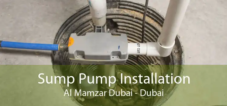 Sump Pump Installation Al Mamzar Dubai - Dubai