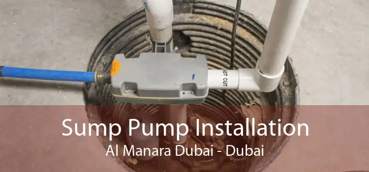 Sump Pump Installation Al Manara Dubai - Dubai