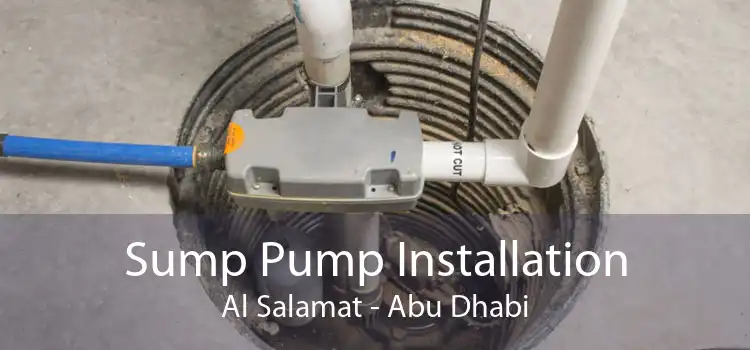 Sump Pump Installation Al Salamat - Abu Dhabi