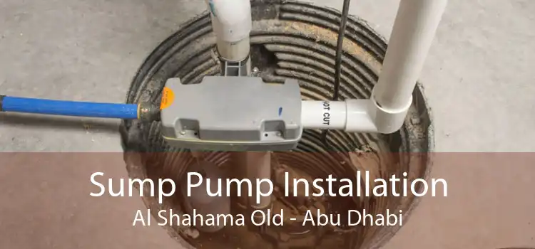 Sump Pump Installation Al Shahama Old - Abu Dhabi