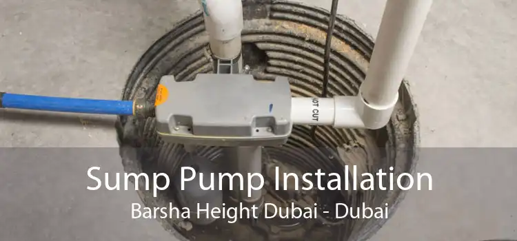 Sump Pump Installation Barsha Height Dubai - Dubai