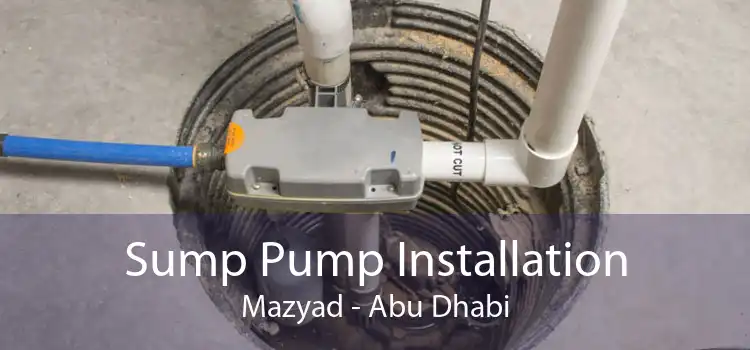 Sump Pump Installation Mazyad - Abu Dhabi