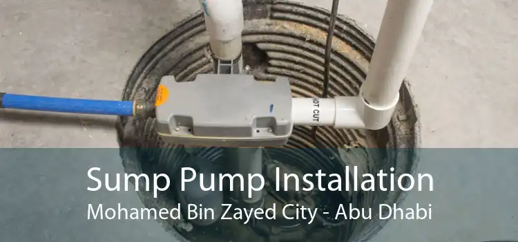 Sump Pump Installation Mohamed Bin Zayed City - Abu Dhabi