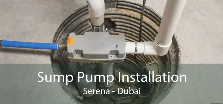 Sump Pump Installation Serena - Dubai