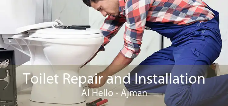 Toilet Repair and Installation Al Hello - Ajman