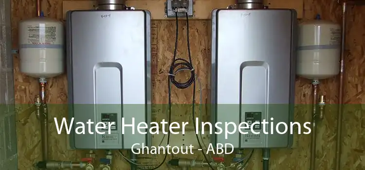 Water Heater Inspections Ghantout - ABD