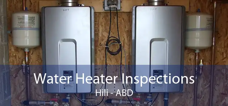 Water Heater Inspections Hili - ABD