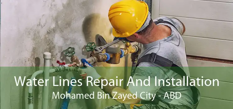 Water Lines Repair And Installation Mohamed Bin Zayed City - ABD