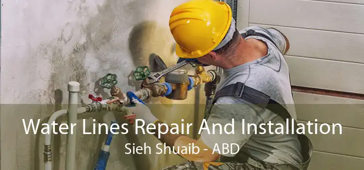 Water Lines Repair And Installation Sieh Shuaib - ABD