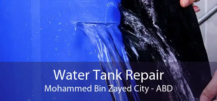 Water Tank Repair Mohammed Bin Zayed City - ABD